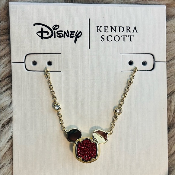 Disney | Kendra Scott Gold Mickey Mouse Short Pendant - Picture 4 of 6